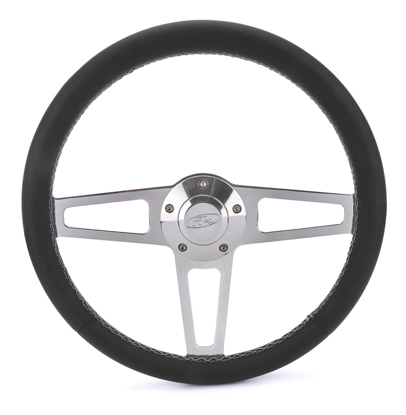 GRANT T Series Pol. Wheel Ford Logo/Install Kit 1913