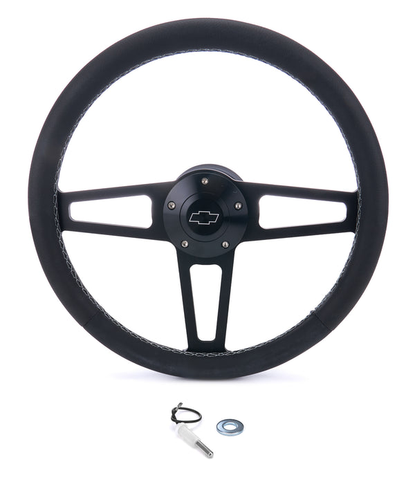 GRANT Billet Classic Series Black Wheel Chevy Logo 5876