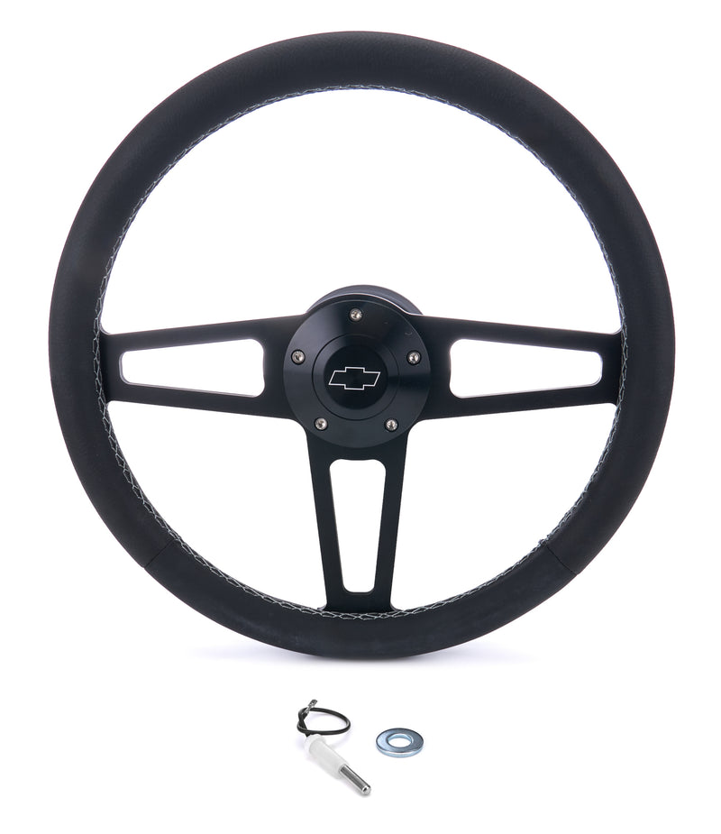 GRANT Billet Classic Series Black Wheel Chevy Logo 5876