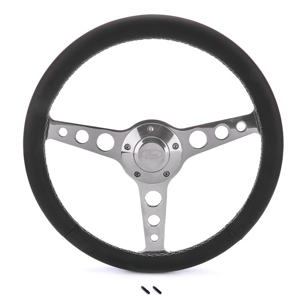 GRANT Billet Classic Series Black Wheel Ford Logo 8037
