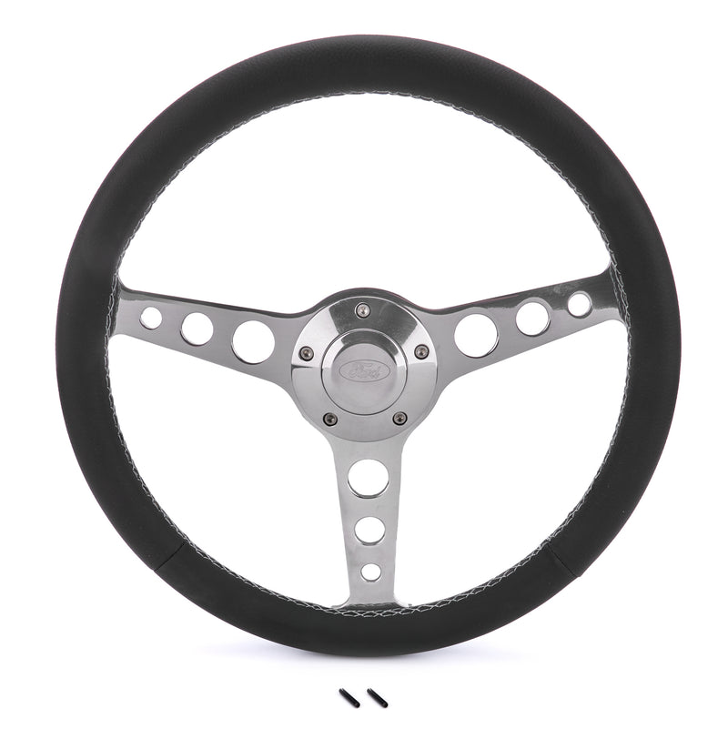 GRANT Billet Classic Series Black Wheel Ford Logo 8037