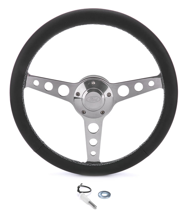 GRANT Billet Classic Series Black Wheel Chevy Logo 8068