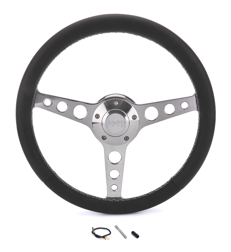 GRANT Classic Series Wheel Jeep Logo/Install Kit 1924