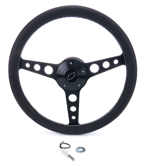 GRANT Billet Classic Series Black Wheel Chevy Logo 9498