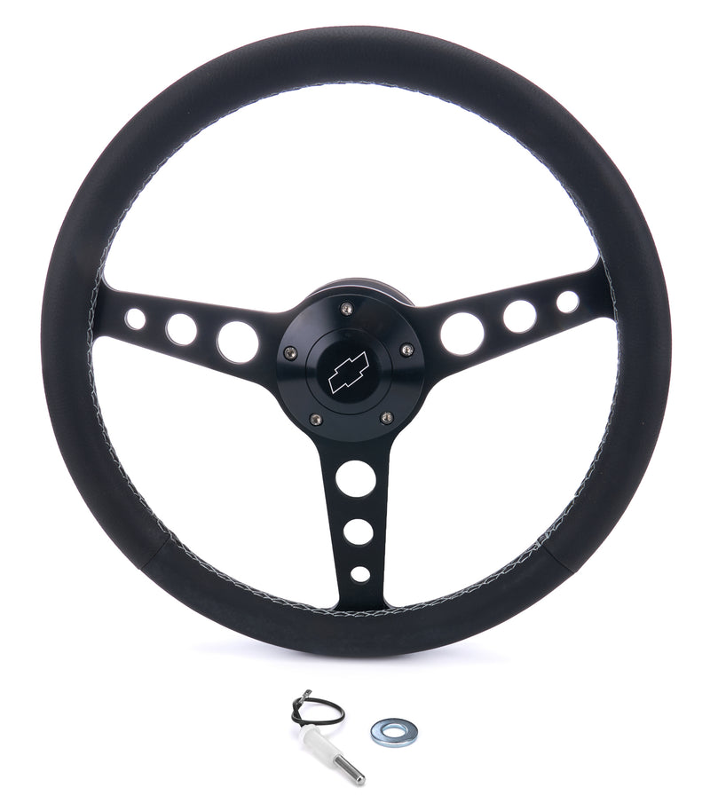 GRANT Billet Classic Series Black Wheel Chevy Logo 9498