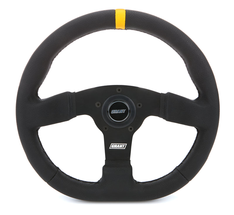 GRANT D Wheel Yellow Center Stripe Plastic Center 603-S
