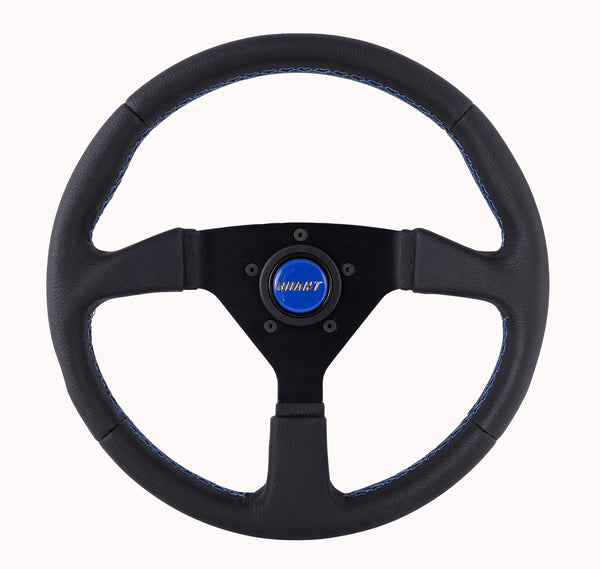 GRANT Steering Wheel 13.75in Wrapped w/Blue 626