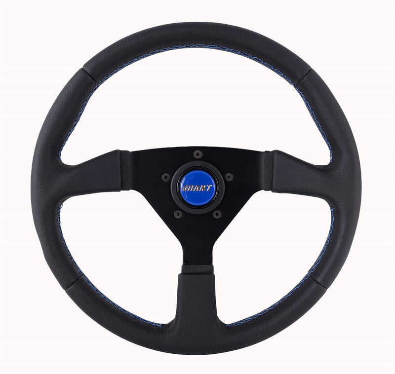 GRANT Steering Wheel 13.75in Wrapped w/Blue 626