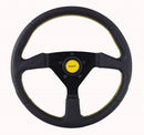GRANT Steering Wheel 13.75in Wrapped w/Yellow 627