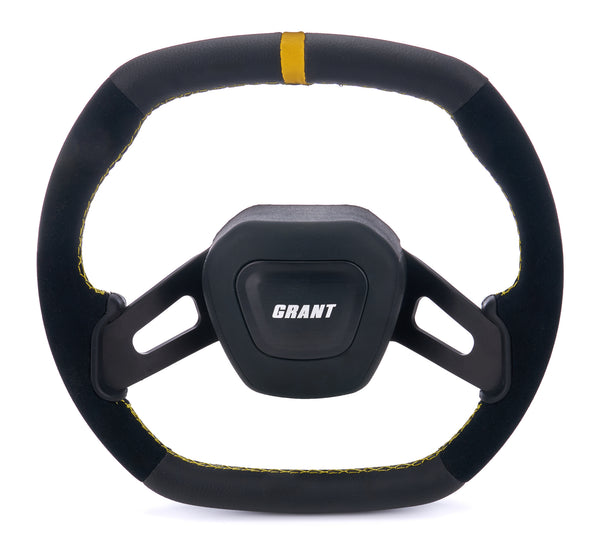 GRANT C8 Performance Steering Wheel Yellow Center 684