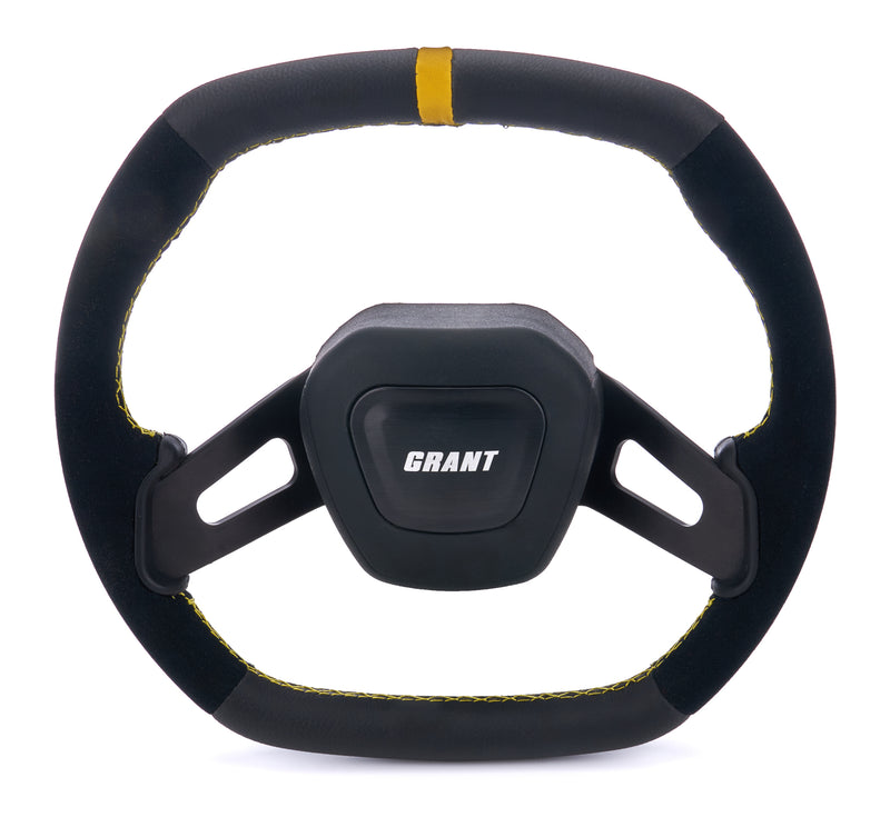 GRANT C8 Performance Steering Wheel Yellow Center 684