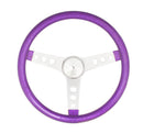 GRANT Steering Wheel Mtl Flake Purple/Spoke Chrm 13.5 8443