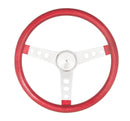 GRANT Steering Wheel Mtl Flake Red/Spoke Chrm 13.5 8445