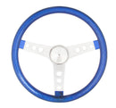 GRANT Steering Wheel Mtl Flake Blue/Spoke Chrm 13.5 8446