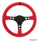 GRANT Ultrasuede Steering Wheel Race Red 8515
