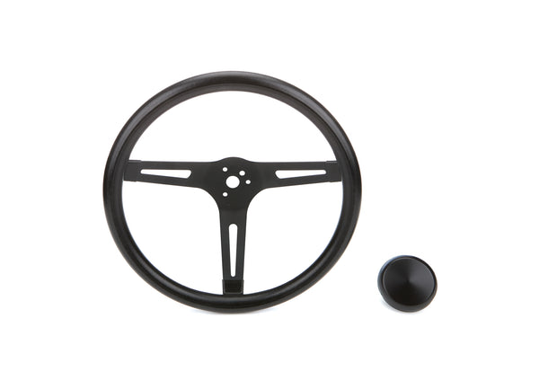 GRANT Classic Series Black Slotted Steering Wheel 8540