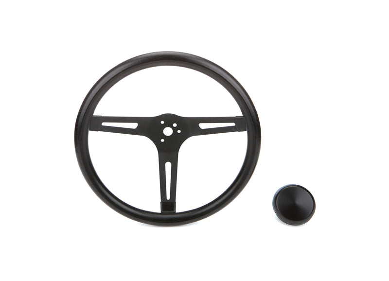 GRANT Classic Series Black Slotted Steering Wheel 8540