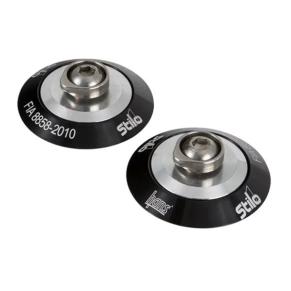 HANS Hans Post Anchor Kit Black FIA 8859 STILO AK113112K-STILO