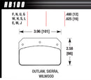 HAWK BRAKE Dynalite DTC-30 HB100W.480