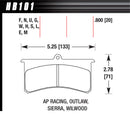 HAWK BRAKE Superlite/XL-HP Plus HB101N.800