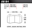 HAWK BRAKE Performance Street Brake Pad (4) HB194Z.570