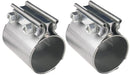 HOOKER Exhaust Coupler Clamps 2-1/2 SS 2pk 41172HKR