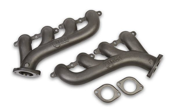 HOOKER GM LS Cast Iron Exhaust Manifolds Raw Finish 8501HKR
