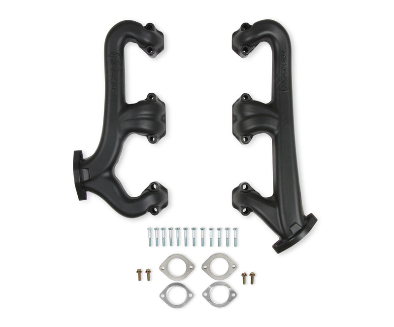 HOOKER Exhaust Manifold Set Cast Iron - SBC 2.5 Dia 8527-3HKR
