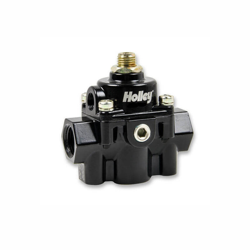 HOLLEY Fuel Pressure Regulator By-Pass Style 6psi Black 12-887