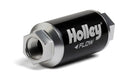 HOLLEY Billet HP Fuel Filter - 3/8NPT 10-Micron 100GPH 162-550