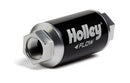 HOLLEY Billet HP Fuel Filter - 3/8NPT 100-Micron 100GPH 162-551