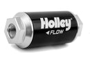 HOLLEY Billet HP Fuel Filter - -8an 40-Micron 175GPH 162-555