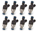 HOLLEY 160 LB/HR Fuel Injectors 8pk Low Impedance 522-168FM