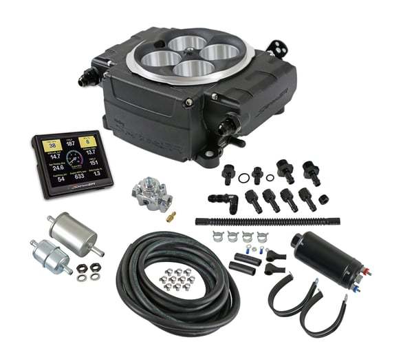 HOLLEY Sniper 2 EFI Master Kit Black wo/PDM 550-511-3XK
