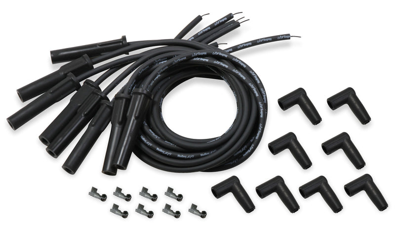 HOLLEY Spark Plug Wire Set Univ GM LS Cut to Fit - Black 561-113