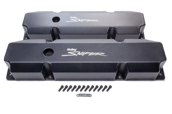 HOLLEY Sniper Fabricated Valve Covers BBM Tall 890005B