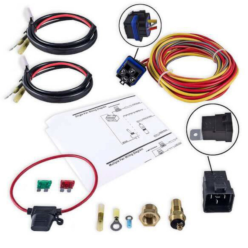 HOLLEY Electric Relay Kit - For Frostbite Fan/Shroud Sys FB403