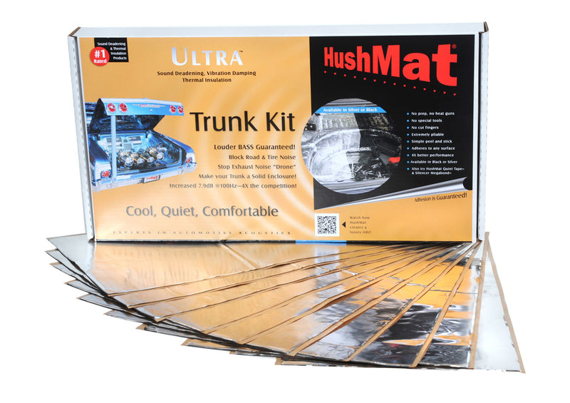 HUSHMAT Ultra Trunk Kit- 10 pc 12in.x23in. Silver 10301