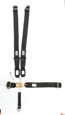 HOOKER HARNESS 5-Pt Harness Alum. LL Ratchet Adj Black 51010