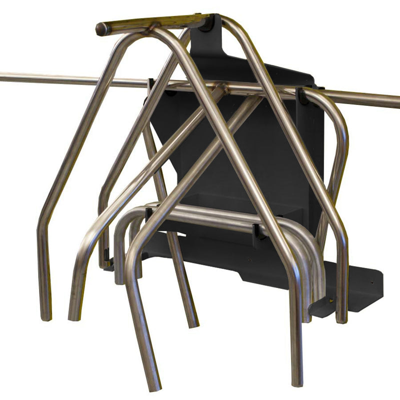 HEPFNER RACING PRODUCTS Nerf and Bumper Rack Black HRP6135-BLK