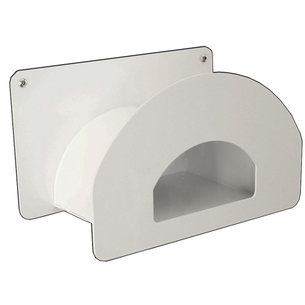 HEPFNER RACING PRODUCTS Air Hose Rack With Cubby White HRP6281-WHT