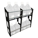 HEPFNER RACING PRODUCTS Jug Rack 8 Position Black HRP6359-8-BLK