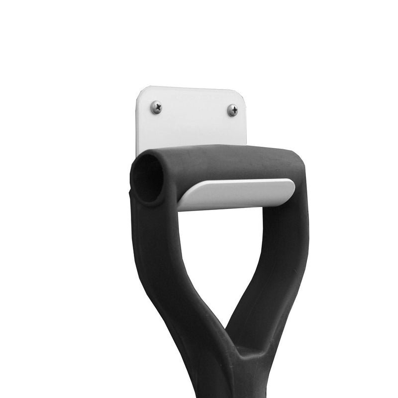 HEPFNER RACING PRODUCTS Shovel Holder Wall Mount White HRP6391-WHT