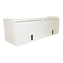 HEPFNER RACING PRODUCTS Cabinet 48in Overhead - Aluminum - White HRP6509-48-WHT