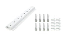HEPFNER RACING PRODUCTS Shock Rack Wall Mounts Double 20in White HRP6522D-20-WHT