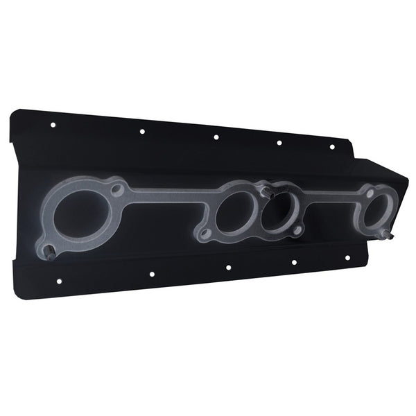 HEPFNER RACING PRODUCTS Header Rack Spreadport Angle Mount Black HRP6700A-BLK