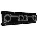 HEPFNER RACING PRODUCTS Header Rack Spreadport Flat Mount Black HRP6700F-BLK