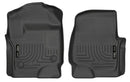 HUSKY LINERS 17- Ford F250 Front Floor Liners Black 13301