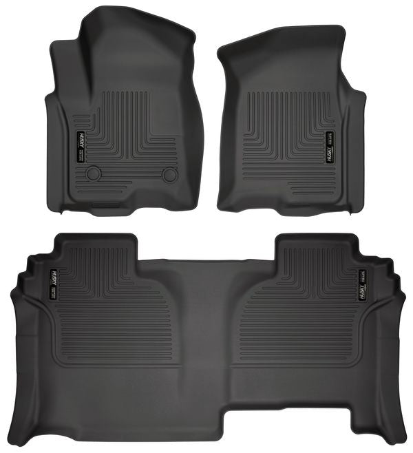 HUSKY LINERS Front & 2nd Seat Floor L iners Weatherbeater 94031