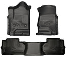 HUSKY LINERS 15- GM 2500HD Dbl Cab Floor Liners Black 98241